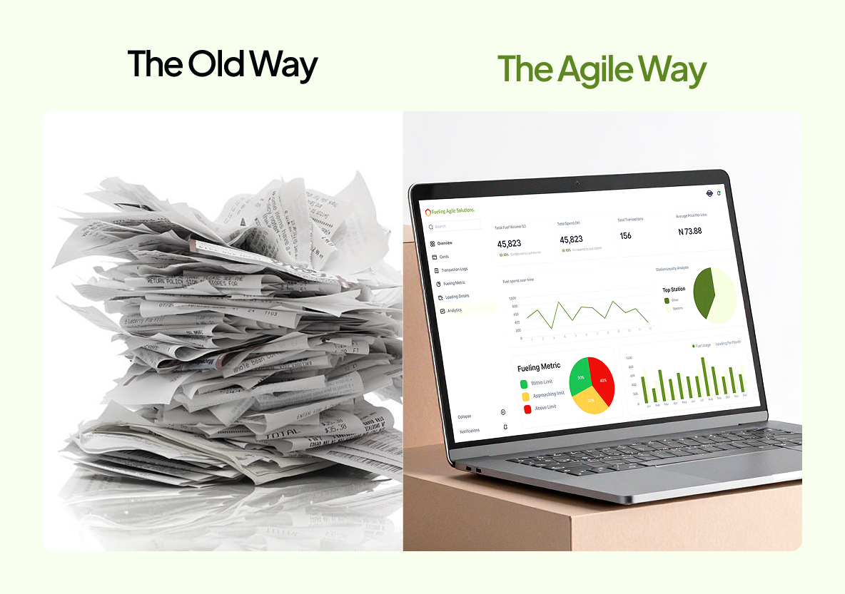 Digital vs paper fleet comparison